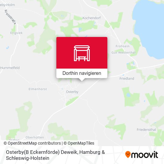 Osterby(B Eckernförde) Deweik Karte