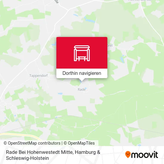 Rade Bei Hohenwestedt Mitte Karte