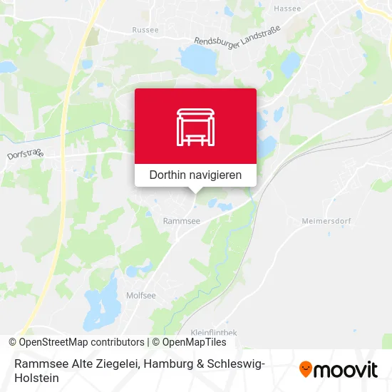 Rammsee Alte Ziegelei Karte