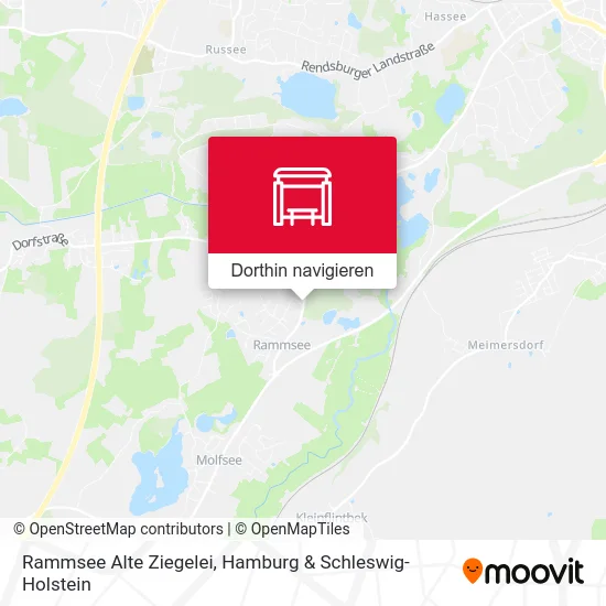 Rammsee Alte Ziegelei Karte