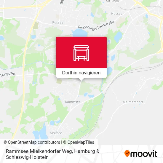 Rammsee Mielkendorfer Weg Karte