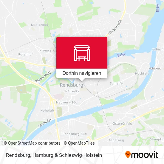 Rendsburg Karte
