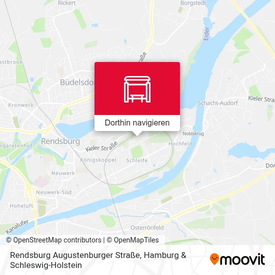 Rendsburg Augustenburger Straße Karte