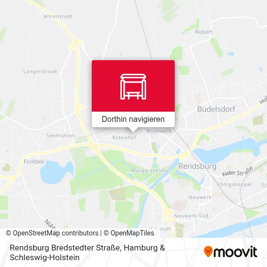 Rendsburg Bredstedter Straße Karte