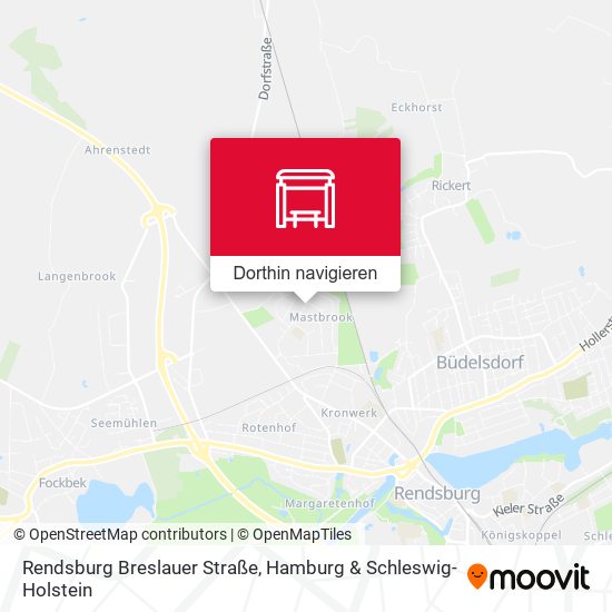 Rendsburg Breslauer Straße Karte