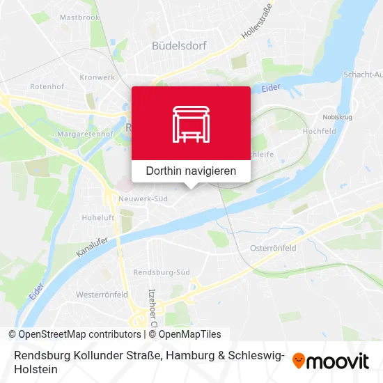 Rendsburg Kollunder Straße Karte