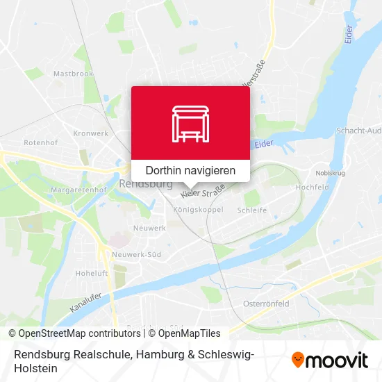 Rendsburg Realschule Karte
