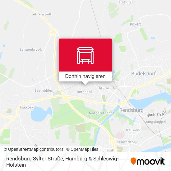 Rendsburg Sylter Straße Karte