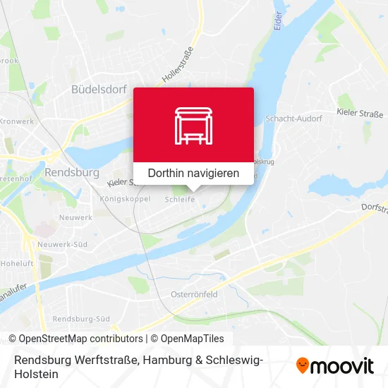 Rendsburg Werftstraße Karte