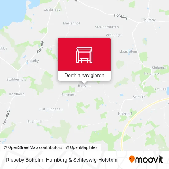 Rieseby Boholm Karte