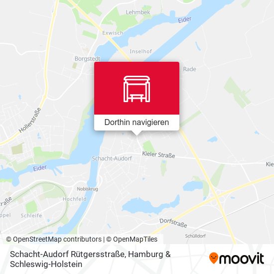 Schacht-Audorf Rütgersstraße Karte