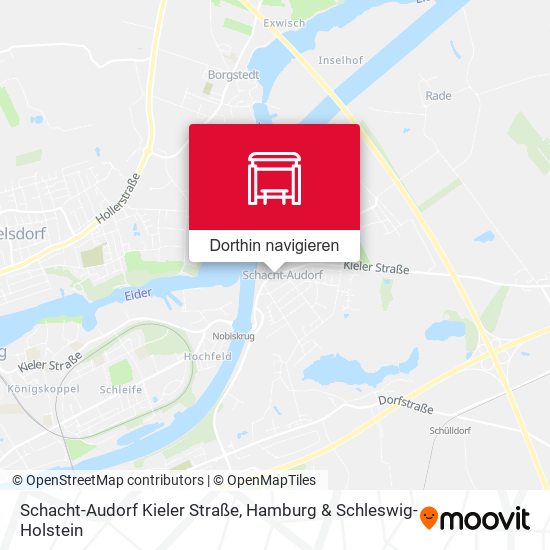 Schacht-Audorf Kieler Straße Karte