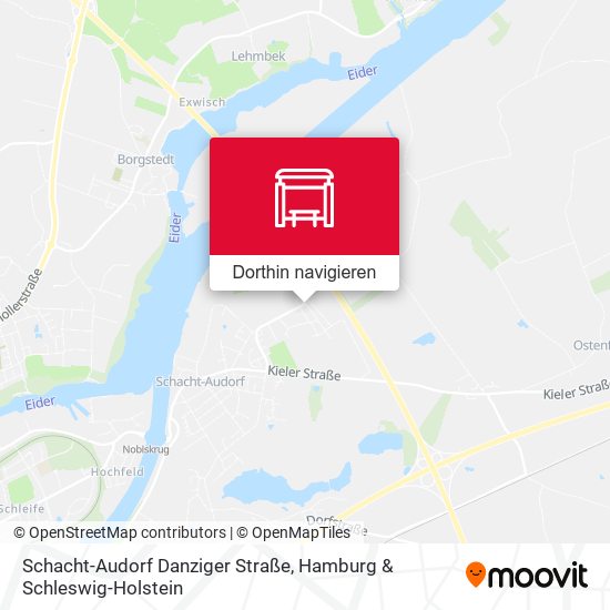 Schacht-Audorf Danziger Straße Karte