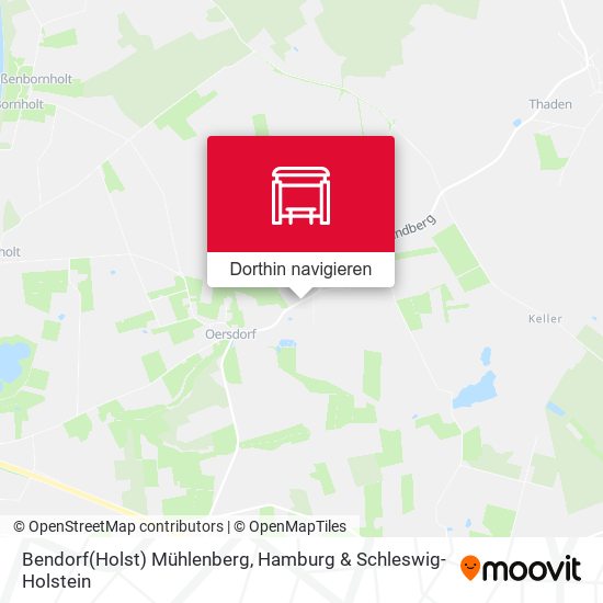 Bendorf(Holst) Mühlenberg Karte