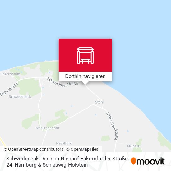 Schwedeneck-Dänisch-Nienhof Eckernförder Straße 24 Karte