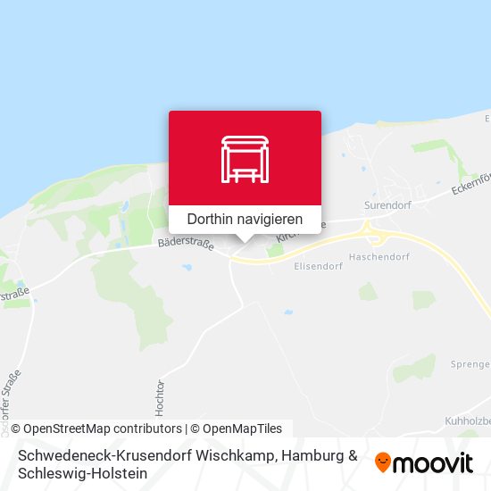 Schwedeneck-Krusendorf Wischkamp Karte