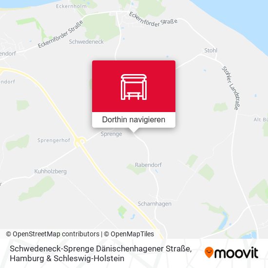 Schwedeneck-Sprenge Dänischenhagener Straße Karte