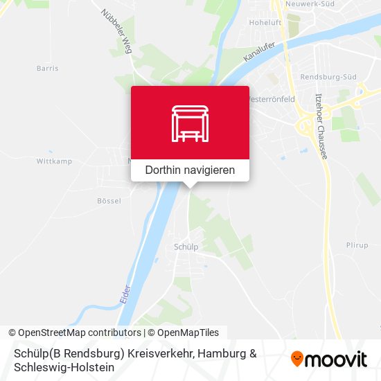 Schülp(B Rendsburg) Kreisverkehr Karte