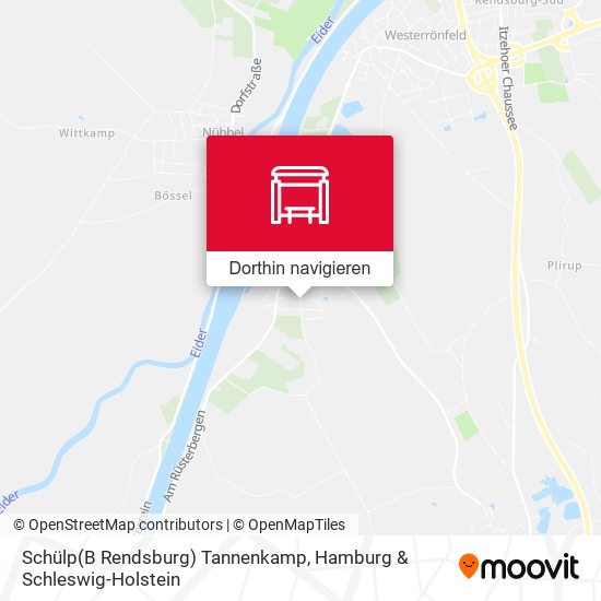 Schülp(B Rendsburg) Tannenkamp Karte