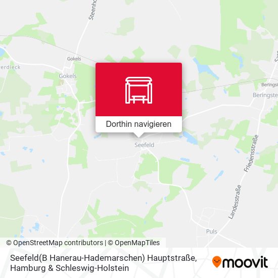 Seefeld(B Hanerau-Hademarschen) Hauptstraße Karte