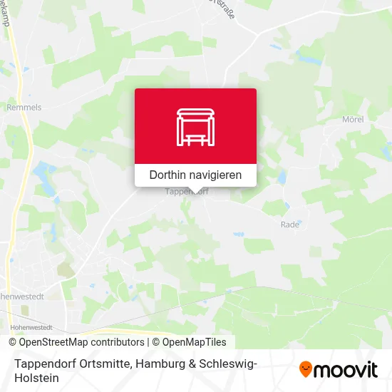 Tappendorf Ortsmitte Karte