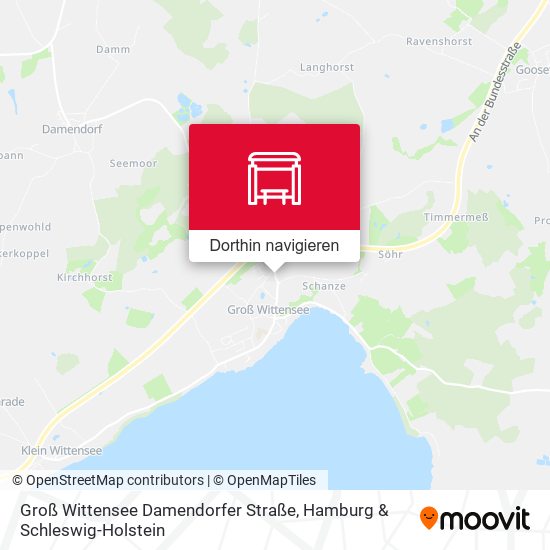 Groß Wittensee Damendorfer Straße Karte