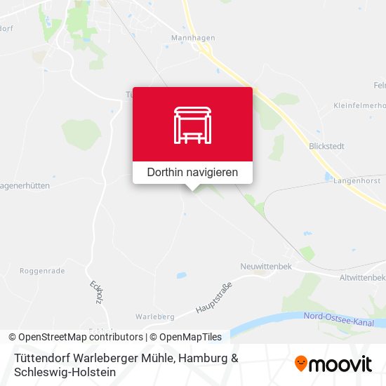 Tüttendorf Warleberger Mühle Karte