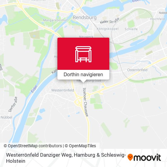 Westerrönfeld Danziger Weg Karte