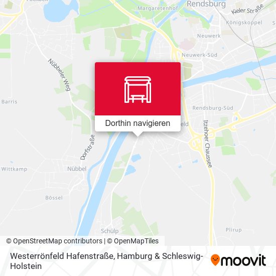 Westerrönfeld Hafenstraße Karte