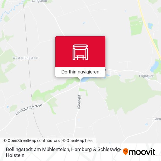 Bollingstedt am Mühlenteich Karte