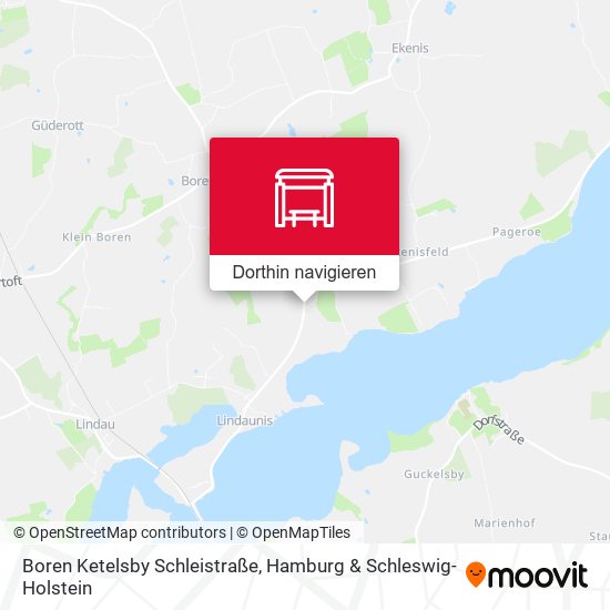 Boren Ketelsby Schleistraße Karte