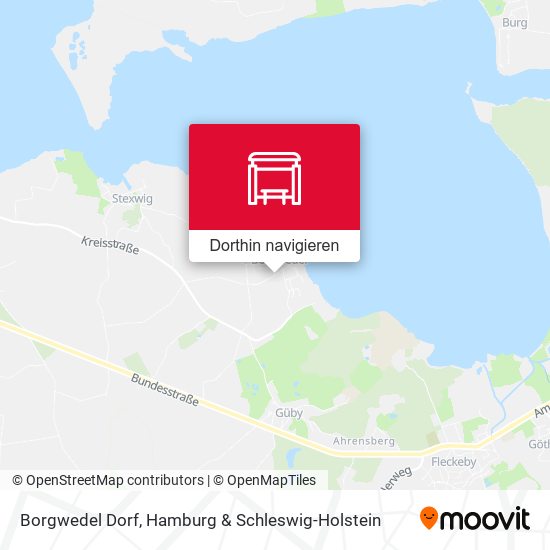 Borgwedel Dorf Karte