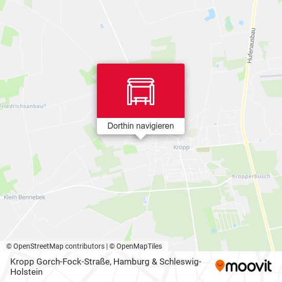 Kropp Gorch-Fock-Straße Karte