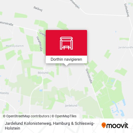 Jardelund Kolonistenweg Karte