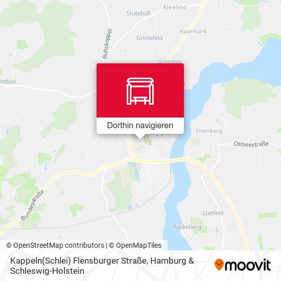 Kappeln(Schlei) Flensburger Straße Karte