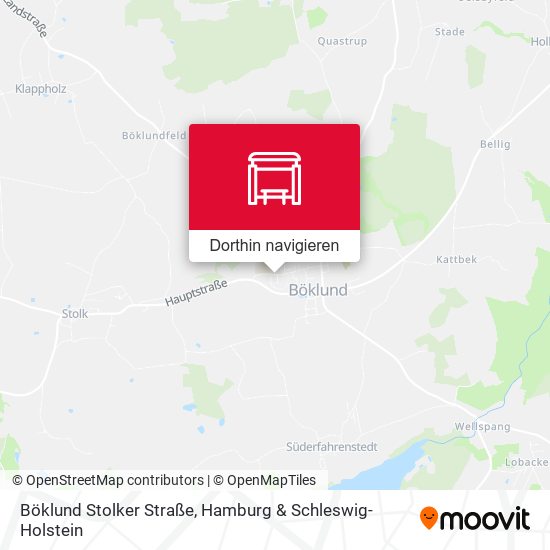 Böklund Stolker Straße Karte