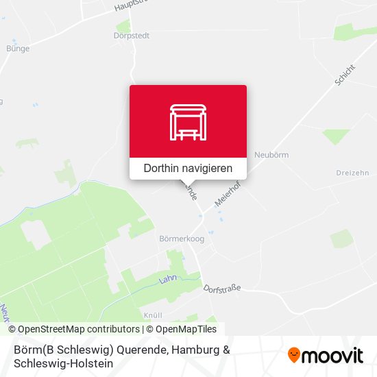 Börm(B Schleswig) Querende Karte