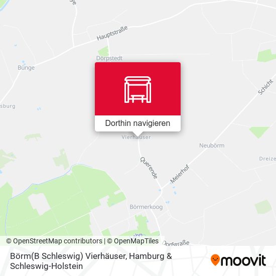 Börm(B Schleswig) Vierhäuser Karte