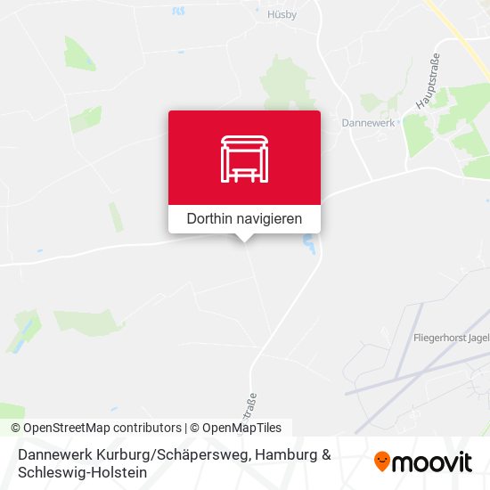 Dannewerk Kurburg/Schäpersweg Karte