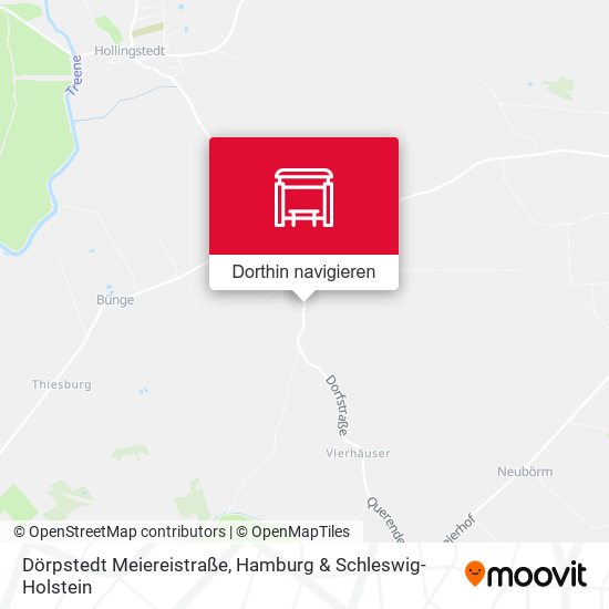Dörpstedt Meiereistraße Karte