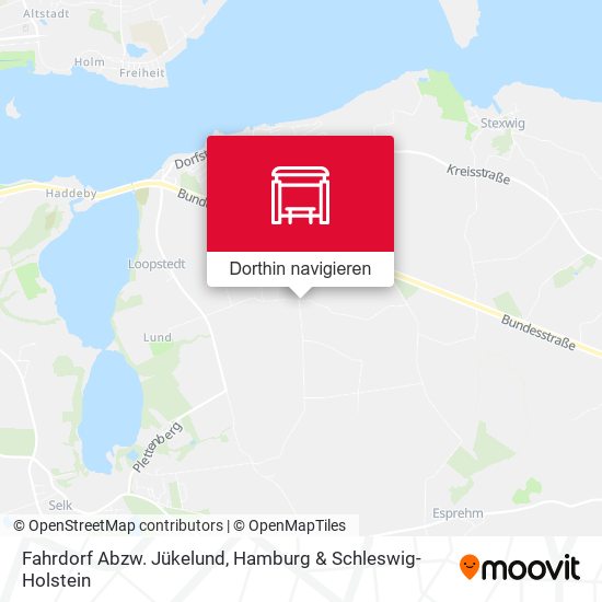 Fahrdorf Abzw. Jükelund Karte