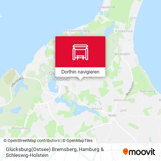 Glücksburg(Ostsee) Bremsberg Karte