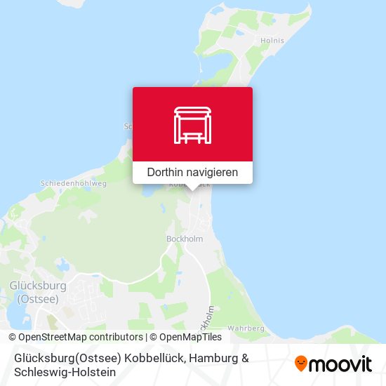 Glücksburg(Ostsee) Kobbellück Karte