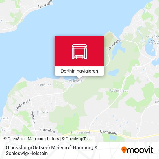 Glücksburg(Ostsee) Meierhof Karte