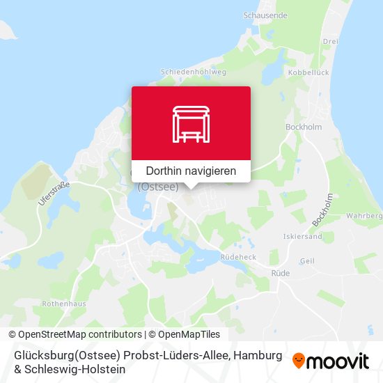 Glücksburg(Ostsee) Probst-Lüders-Allee Karte