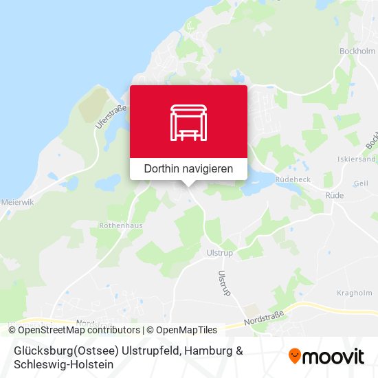 Glücksburg(Ostsee) Ulstrupfeld Karte