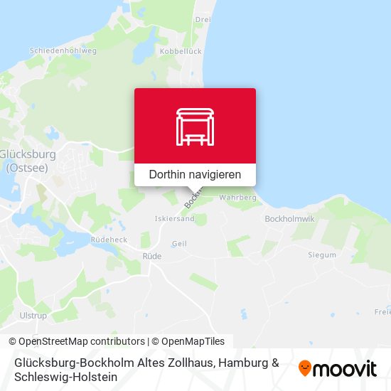 Glücksburg-Bockholm Altes Zollhaus Karte