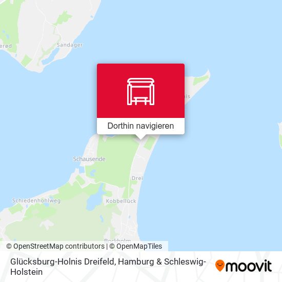 Glücksburg-Holnis Dreifeld Karte