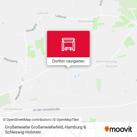 Großenwiehe Großenwiehefeld Karte
