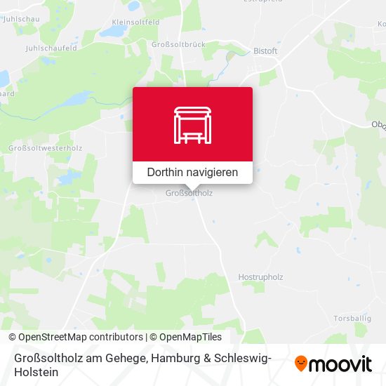 Großsoltholz am Gehege Karte